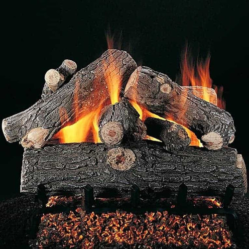 18" Prestige Oak Log Set - 18" Match Lit FX Burner with Grate Kit