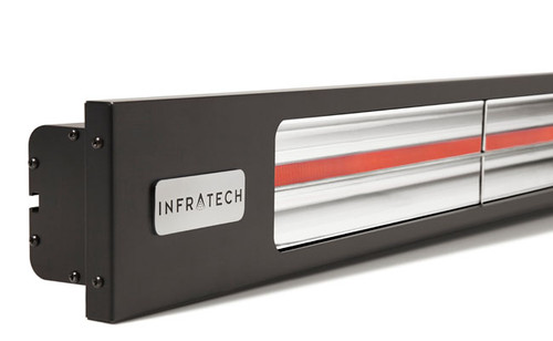 Infratech Slim Line Black Shadow 63 1/2 Inch Single Element 3,000 Watt Infrared Heater - SL3024BL - Main Close