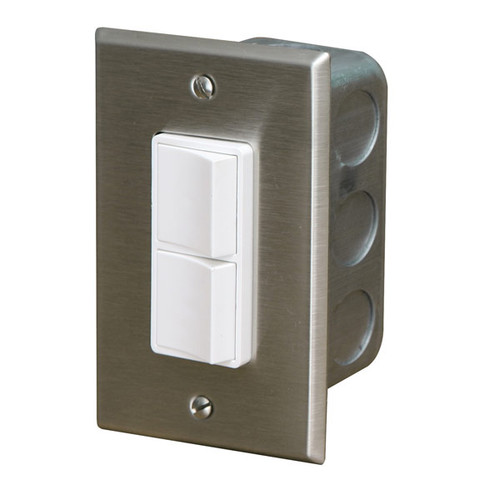 Infratech Single In-Wall Duplex Switch For Indoor Or Protected Outdoor Areas - 14-4300