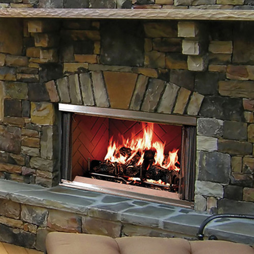 Montana 36" Outdoor Wood Fireplace - Majestic