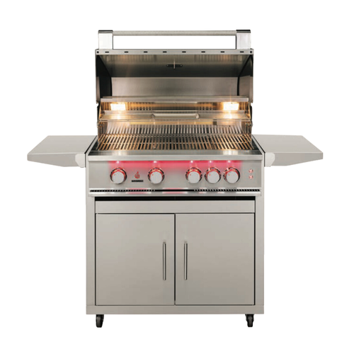 TrueFlame 40" Deluxe Grill Cart in Stainless Steel, CART-TF-40DC