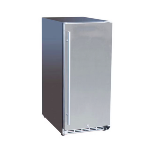 True Flame 15" Outdoor Rated Fridge w/Stainless Door, TF-RFR-15S