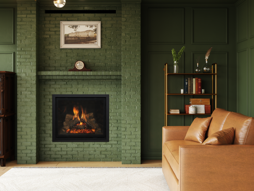 Kozy Heat Nordik 36DV Log Gas Fireplace