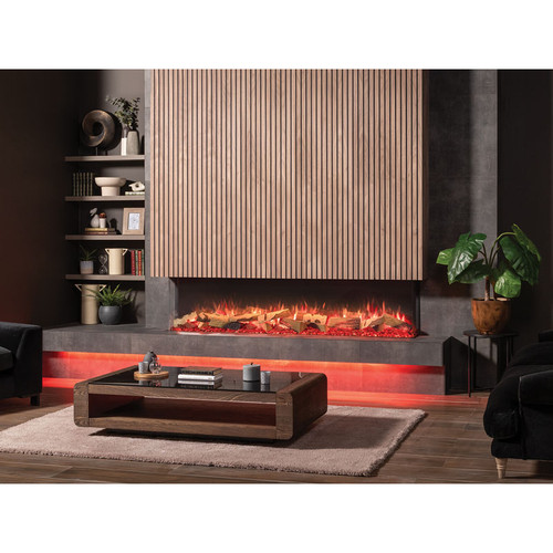 Onyx 75" Built-in 3 Sided Fireplace - EX190 - Regency