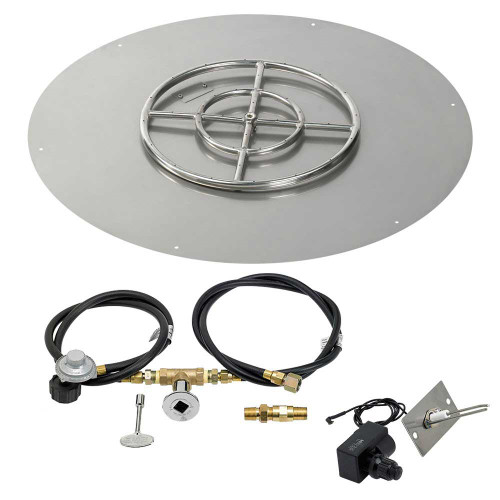 36 Inch Round Flat Pan Spark Ignition Kit (24 Inch Ring) - Propane SS-RFPKIT-P36
