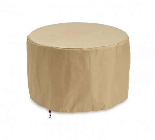 44" Round Vinyl Cover for Circular Fire Pits- Tan CVR42 - The Outdoor GreatRoom Company