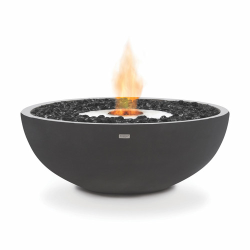 EcoSmart Fire Mix 850 Outdoor Ethanol Fire Bowl - Graphite