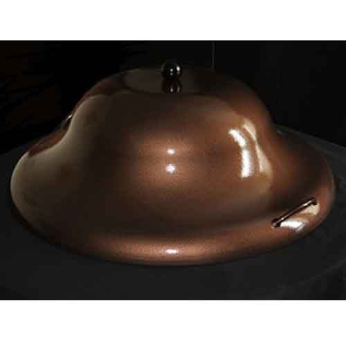 HPC 44 Inch Copper Finish Round Aluminum Firepit Cover