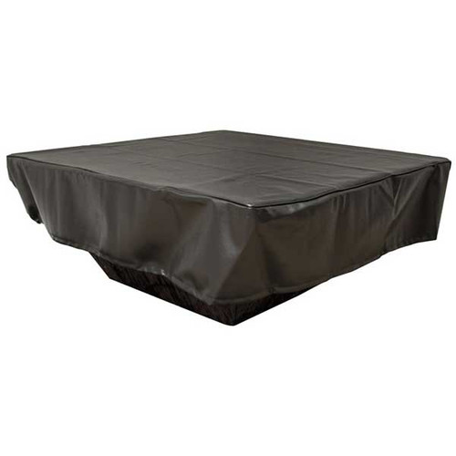 HPC Square 60" Black Vinyl Fire Pit Cover