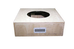 HPC Square 45 Inch Unfinished Fire Pit Enclosures FPE45-SQUARE