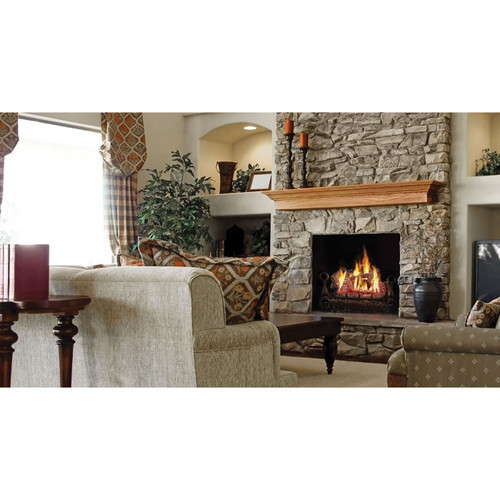 Fiberglow 24 Vented Gas Log Set - Napoleon