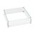 24" Square Glass Wind and Flame Guard | American Fire Glass