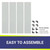 24" Square Glass Wind and Flame Guard | American Fire Glass
