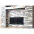 Wave - Fireplace Door - Stacked Gray Stone