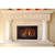 Azalea Rectangular Fireplace Door - Wrought Iron - Traditional Surround
