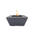 Redan Concrete Fire Pit | The Outdoor Plus - Gray
