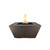Redan Concrete Fire Pit | The Outdoor Plus - Chocolate