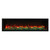 34" Symmetry Series Linear Electric Fireplace - Amantii | Orange