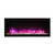 34" Symmetry Series Linear Electric Fireplace - Amantii | Magenta