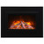 26" Traditional Series Electric Insert Fireplace - Amantii | 4 Panel Driftwood Media Red