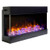 Tru-View-Slim Electronic Fireplace - Amantii | Glass Media Purple