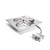 24" Square Flat Pan Penta Burner Fire Pit Insert - Push Button Ignition - HPC - Main