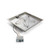 18" Square Bowl Pan Penta Burner Fire Pit Insert - Push Button Ignition - HPC - Main