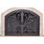 Big Sur Arched Fireplace Door - Wrought Iron | Front