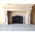 Classic Arched Fireplace Door - Wrought Iron - AMS Fireplace - White Surround
