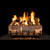 Real Fyre 33-inch Mountain Crest Oak Gas Logs Set | Front view