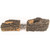 Real Fyre Charred Royal English Oak See Thru 36" | Real Fyre Log Sample view