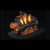 Real Fyre American Oak See Thru 24" | Front view