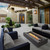 Cosmo 50 Outdoor Ethanol Fire Pit Table - EcoSmart - Graphite Backyard