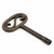 Traditional Fireplace Key - Light Bronze