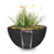 Luna Planter Bowl with Water | The Outdoor Plus - Black