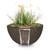 Luna Planter Bowl with Water | The Outdoor Plus - Chocolate
