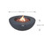 Lunar Fire Pit Bowl Dimensions: Diameter 42.1 Inches, Height 15.5 Inches
