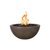 Luna Concrete Fire Pit | The Outdoor Plus - Chocolate