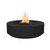 Florence Concrete Fire Table | The Outdoor Plus - Black