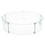 AMS Fire Pit Table Round Glass Wind Guard - 1/4" Thick Glass - Fire Flame Guard