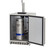 6.6c Deluxe Outdoor Rated 24" with Single Tap Kegerator - Summerset Grills - Keg Kegerator Refrigerator Front Open Storage