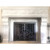 Arcadia Rectangular Fireplace Door - Wrought Iron | Front