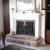 Arcadia Rectangular Fireplace Door - Wrought Iron | Side View