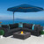 Base 40 Outdoor Fire Pit Table - EcoSmart Fire - Lifestyle View