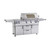 Portable Echelon Diamond Grill - Fire Magic - Analog Thermometer Double Side Burner (-71) - Window - Front View