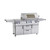 Portable Echelon Diamond Grill - Fire Magic - Digital Thermometer Double Side Burner (-71) - Window - Front View