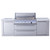 Mont Alpi 805 Island Stainless Steel Gas Grill