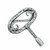 Traditional Fireplace Key - Brushed Pewter