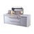805 Deluxe Island Stainless Steel Gas Grill - Mont Alpi - Side Open