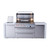 805 Deluxe Island Stainless Steel Gas Grill - Mont Alpi - Front Grill Open